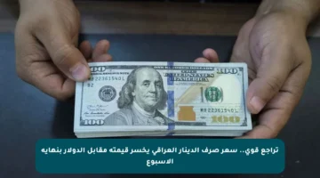 تراجع قوي.. سعر صرف الدينار العراقي يخسر قيمته مقابل الدولار بنهاية الأسبوع